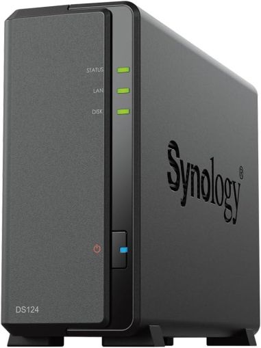 Сторидж NAS Synology DS124, 1-диск, Small&Home office