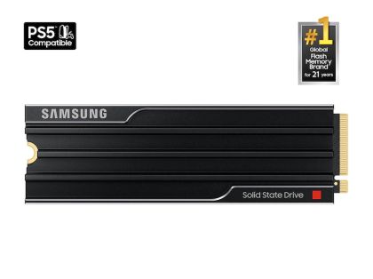 SAMSUNG 9100 PRO SSD Heatsink NVMe M.2 1TB PCIe 5.0 14.700 MB/s Read 13.300 MB/s Write Internal SSD for PC-Gaming and video editing