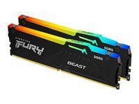 KINGSTON 16GB 5200MHz DDR5 CL40 DIMM Kit of 2 FURY Beast RGB