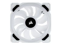 CORSAIR LL120 White RGB LED Static Pressure 120 mm PWM single fan