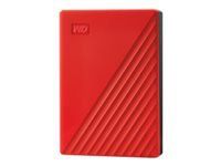 WD My Passport 4TB portable HDD USB3.0 USB2.0 compatible Red Retail