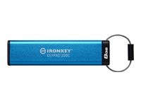 KINGSTON 8GB USB-C IronKey Keypad 200C FIPS 140-3 Lvl 3 Pending AES-256