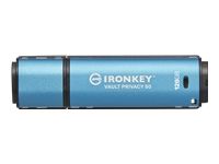 KINGSTON 128GB IronKey Vault Privacy 50 USB AES-256 Encrypted FIPS 197