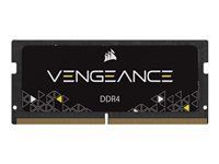 CORSAIR VENGEANCE DDR4 32GB 1x32GB 3200MHz SODIMM Unbuffered 22-22-22-53 Black PCB 1.2V