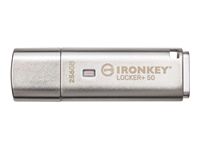 KINGSTON 256GB IronKey Locker Plus 50 AES Encryption USBtoCloud