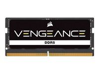 CORSAIR 8GB 1x8GB DDR5 SODIMM 4800MHz Unbuffered 40-40-40-77 Black PCB 1.1V