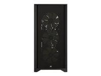 CORSAIR iCUE 4000X RGB Tempered Glass Mid-Tower Black case