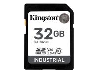 KINGSTON 32GB SDHC Industrial -40C to 85C C10 UHS-I U3 V30 A1 pSLC