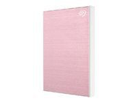 SEAGATE One Touch 2TB External HDD with Password Protection Rose Gold