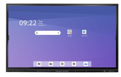 Интерактивен мулти-тъч дисплей TRIUMPH BOARD 65" IFP BLACK G, Android 14