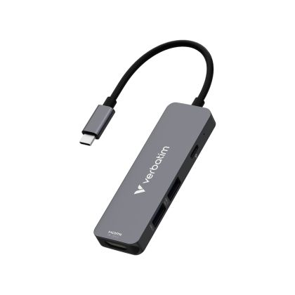USB хъб Verbatim USB-C Essentials Multiport Hub 4 Port