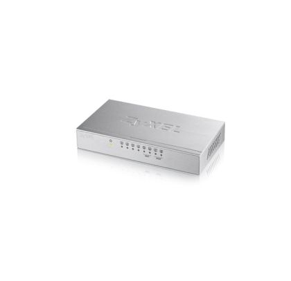 Комутатор ZyXEL GS-108B v3, 8-port 10/100/1000Mbps Gigabit Ethernet switch, desktop, metal housing