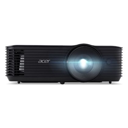 Мултимедиен проектор Acer Projector X1128i, DLP, SVGA (800 x 600), 4500 ANSI Lm, 20 000:1, 3D, Auto keystone, included wifi dongle, 24/7 operation, Wifi, HDMI, VGA in, RCA, RS232, Audio in/out, DC Out (5V/1A), 3W Speaker, 2.7kg, Black+Acer T82-W01MW 82.5"