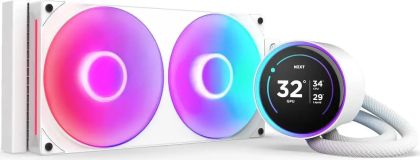 Охладител за процесор NZXT Kraken Elite 280 V2 RGB White LCD Display