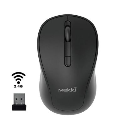 Mouse Makki MSX-2408 Wireless Silent, Black