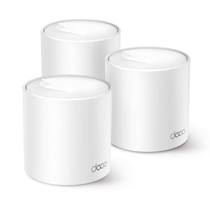 ТП Линк /TP-LINK/  Точка за достъп DECO X10 (3-pack), AX1500, 2xGbE, MU-MIMO, WiFi