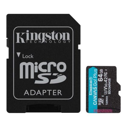 Карта памет Kingston Canvas Go! Plus Gen4 microSDXC 64GB