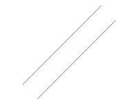 BROTHER P-Touch TC-195 white on clear 9mm