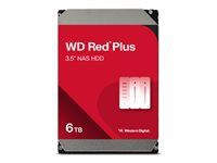 WD Red Plus 6TB SATA 6Gb/s 3.5inch 258MB cache internal HDD Bulk