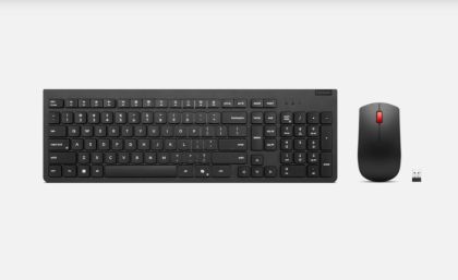 Комплект Lenovo Essential Wireless Combo Keyboard & Mouse Gen2 Black-Bulgarian