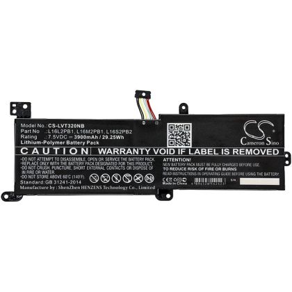 Батерия за лаптоп  LENOVO 130-14AST, IdeaPad 320-15AST, Ideapad 320-17IKB L16C2PB1 LiPo 7.5V  3900mAh CAMERON SINO