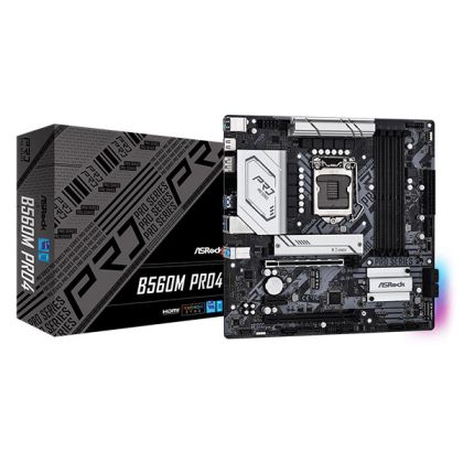 MB ASROCK B560M PRO4, DP/HDMI, 4xD4, 2xM.2