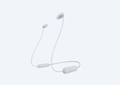 Слушалки Sony Headset WI-C100, white