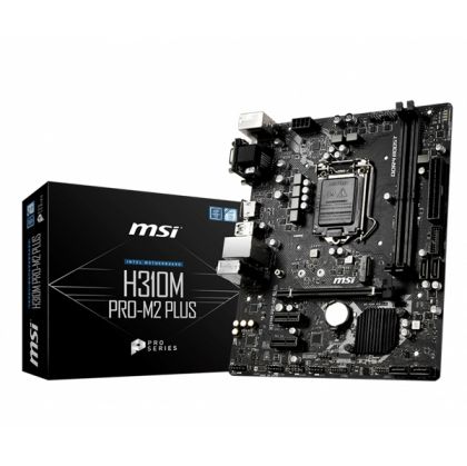 MB MSI H310M PRO-M2 PLUS, HDMI/DVI/VGA, M.2, 2xD4