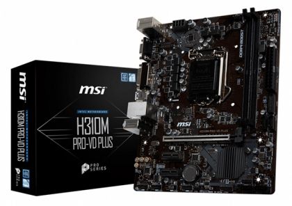 MB MSI H310M PRO-VD PLUS, DVI/VGA, 2xD4