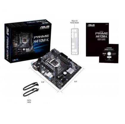 MB ASUS PRIME H410M-K, DVI/VGA, 2xD4