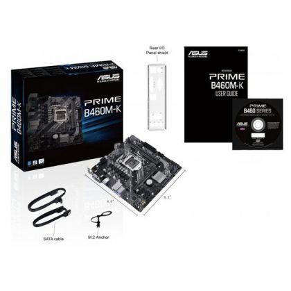 MB ASUS PRIME B460M-K, DVI/VGA, 2xD4