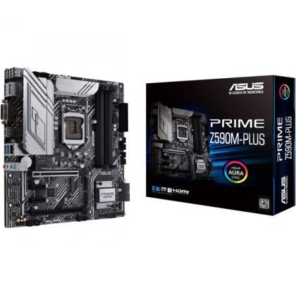 MB ASUS PRIME Z590M-PLUS, DP/HDMI/DVI, 4xD4