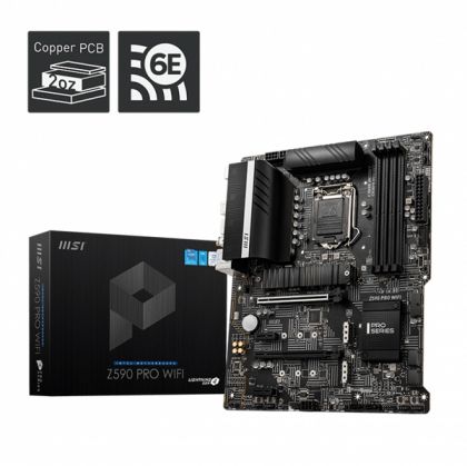 MB MSI Z590 PRO WIFI, DP/HDMI, 4xD4