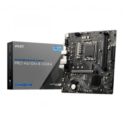 MB MSI PRO H610M-B DDR4, HDMI/VGA, 2xD4, M.2