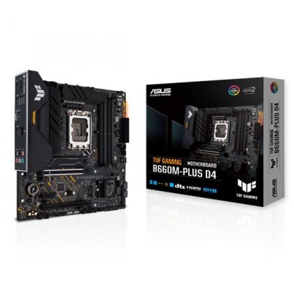 MB ASUS TUF GAMING B660M-PLUS D4, DP/HDMI,4xD4