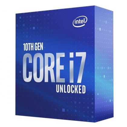 CPU i7-10700K, 8C/16T, 3.8/16M/s1200, Box w/o fan
