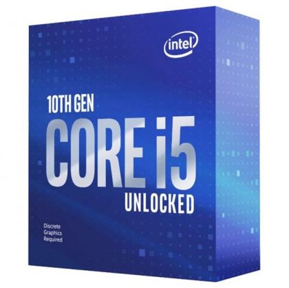 CPU i5-10600KF, 6C/12T, 4.1/12M/s1200, Box
