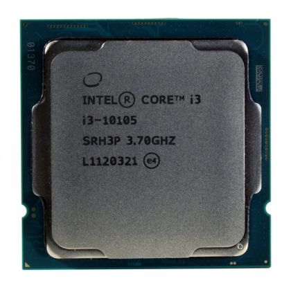 CPU i3-10105, 4C/8T, 3.7/6M/s1200, Tray