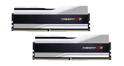 Памет G.SKILL Trident Z5 Silver 32GB(2x16GB) DDR5 PC5-48000 6000MHz CL40 F5-6000J4040F16GX2-TZ5S
