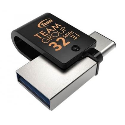 Flash U3.1/Type-C OTG, 32GB, TEAM M181, Black