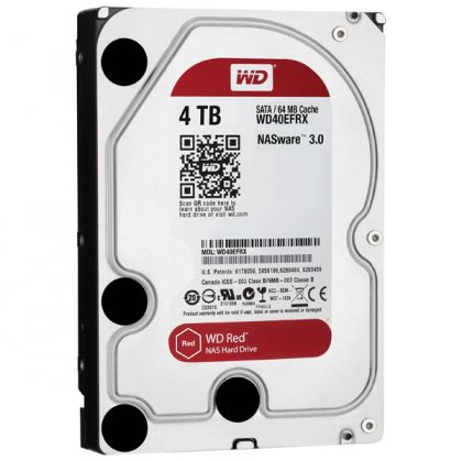 HDD 4TB WD Red, WD40EFRX, 64MB, S-ATA3