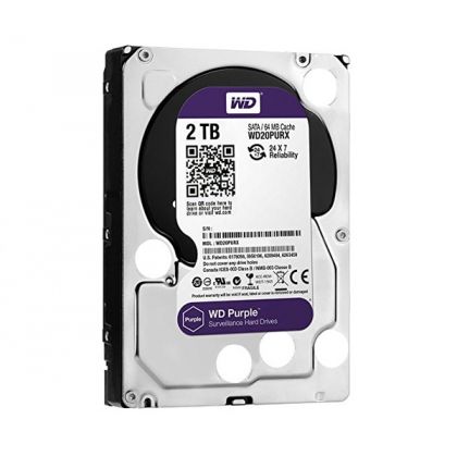HDD 2TB WD Purple, WD20PURZ, 64MB, S-ATA3