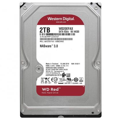 HDD 2TB WD Red, WD20EFAX, 256MB, S-ATA3