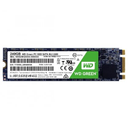 SSD 240GB WD Green, M.2 2280, SATA 3