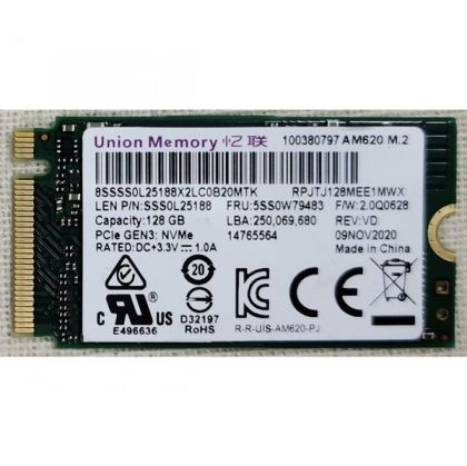 SSD 128GB Union Memory AM620, 2242/2280 M.2 PCI-e