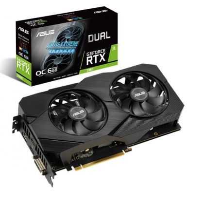 VGA ASUS-DUAL-RTX2060-O6G-EVO, DDR6