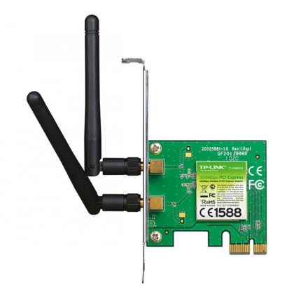 Wi-Fi N PCI-E Card, TP-Link TL-WN881ND, 300Mbps