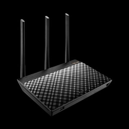 WiFi AC Gbit Router ASUS RT-AC1900U,1900Mb,2xUSB