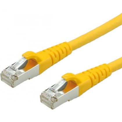 Patch cable S/FTP Cat.6 1m, Yellow, 21.15.1191