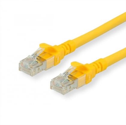 Patch cable S/FTP Cat.6a 1m, Yellow, 21.15.1931